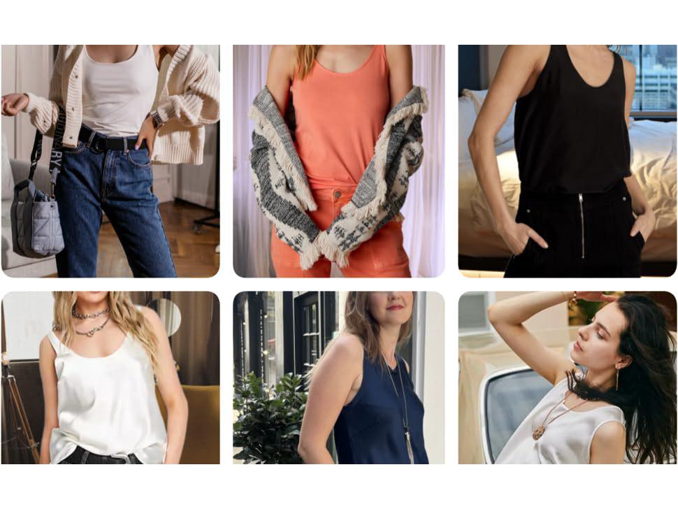 Sleeveless Satin Round Neck Women's Vest - European & American Style