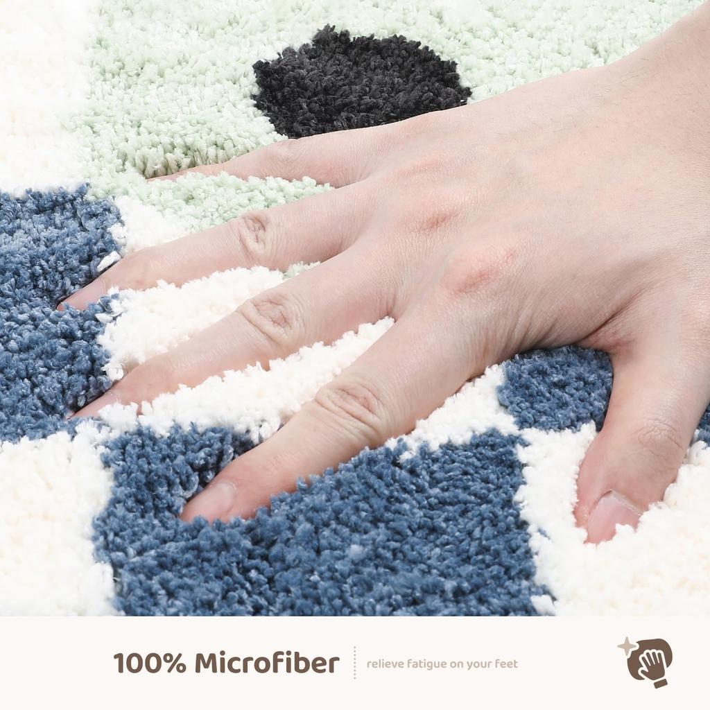 Viakama Groda Badrumsmatta Mjuk Absorberande Badmatta, Halkfri Maskintvättbar Badrumsmatta, Djurmatta För Badrum Heminredning