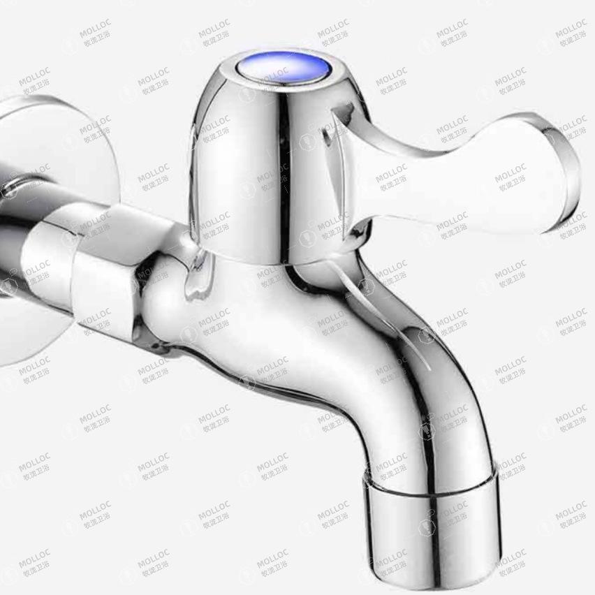 Dual-Use Pure Copper Washing Machine Faucet with Quick Open Feature