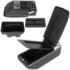 Peugeot 208 12-19 Armrest with Storage Compartment BLACK ECO LEATHER + Installation Kit