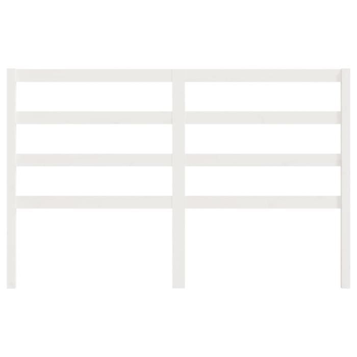 VidaXL Headboard White 166x4x100 Cm Solid Pine Wood 817651