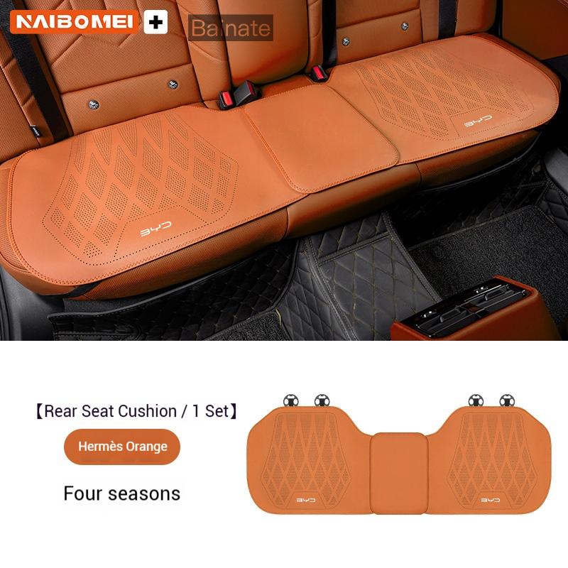 

Nappa Leather Car Seat Cushion, Non-Slip All-Season Auto Cushion Pad For BYD Atto 3 Dolphin Seal Tang Song Yuan 2025 accessories Leather&Four Seasons