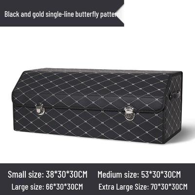 Car Trunk Leather Storage Organizer