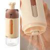 Space Saving Kitchen Spice Dispenser Press Type Portion Control Sealed Lid Food Safe Storage For Baking Seasonings