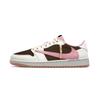 Travis Scott X Air Jordan 1 Vintage Basketbalové boty Unisex Nízké Černé DZ4137-700(Tým723-)