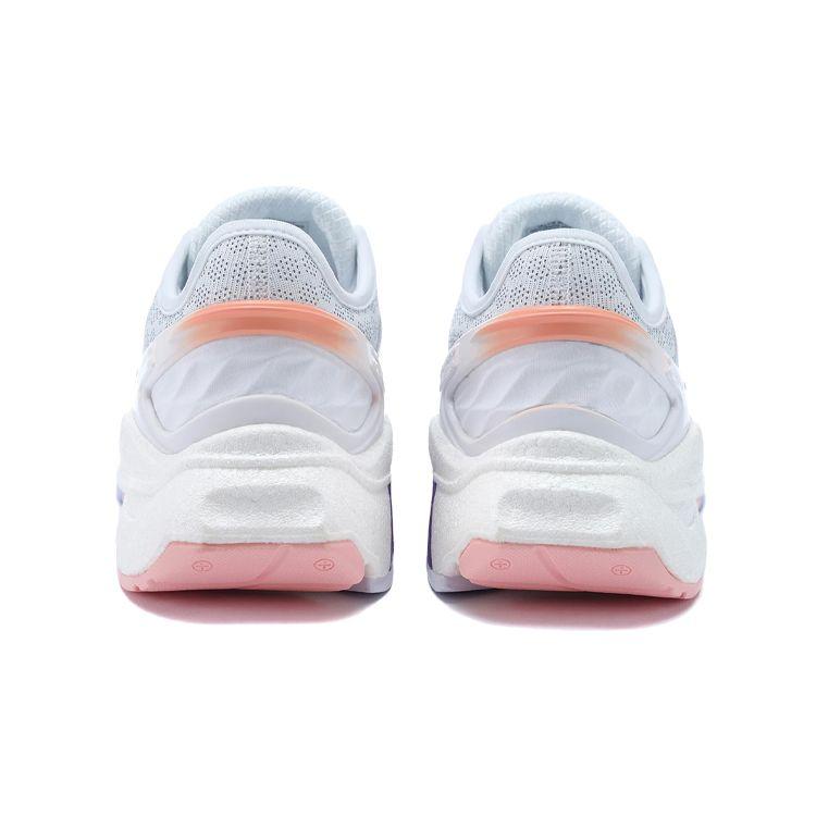 Li Ning Lijun 5 Lightweight Stable Shock Absorption Non-Slip Wear-Resistant Breathable Support Low-Top Casual Shoes Women Casual Shoes White ARZR002-9