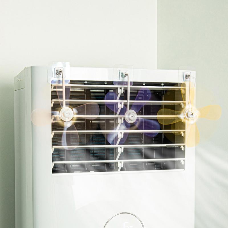 Air Conditioner Wind Guide Ventilator 1Pcs Windmill Shaped Wall Mounted Deflector for Home Bedroom Cooling