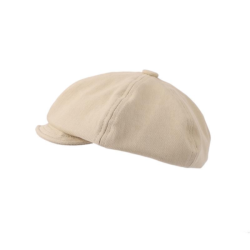 Women Beret Hat Winter Warm Cap Solid Color Newsboy Berets Vintage England Retro Octagonal Hat Korean Painter Visors Casual New