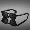 Retro Rice Nail Square Frame Sunglasses - Versatile, Fashionable, Anti-Glare, Perfect for Outdoor Travel and Photos.