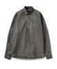 Peullukeu Slam Logo Pigment Washed Shirt Dark Grey Fls207