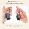 Orion World Selection Stingray Genuine Leather Keychain for Men and Perfect As a (Key Ring/Ring) Women, Pair/Gift (Orange)