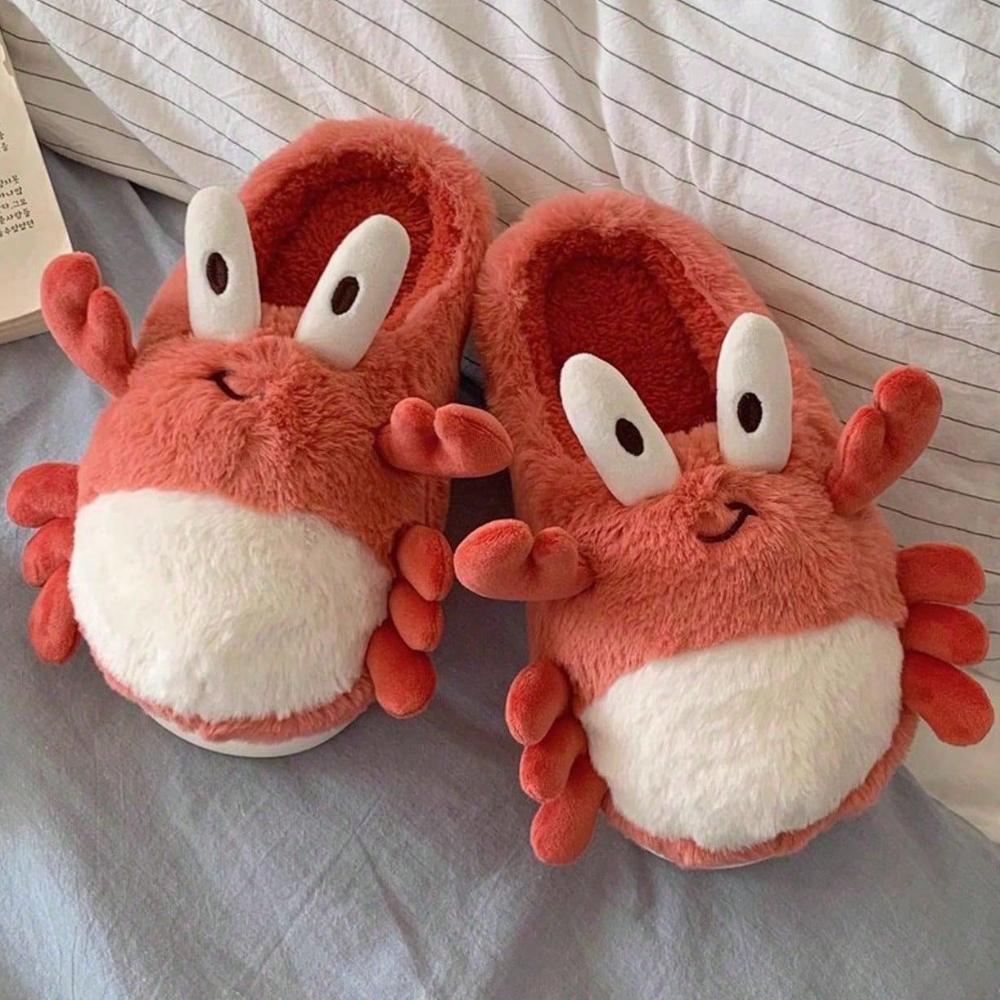 Fashion Cute Bear Single Band Winter New Women Slipper Soft Heel Platform Fur Warm Indoor Comfortable Home Fluffy Home Slippers