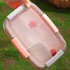 2000ML Food Storage Container Leak Proof Salad Box Tableware Lunch Box  Worker