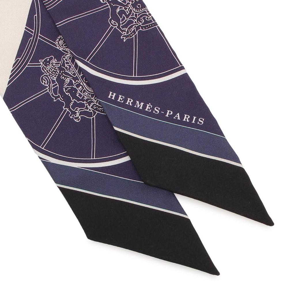 Halsduk Bandana Twilly Flerfärgad Marinblå H063932 S 19 [Hermes] Dam [Artikel]