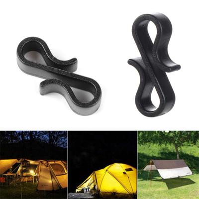 10/50Pcs Outdoor Gutter Hooks Plastic Reusable S Hooks Outdoor Light Clips Wedding Christmas Tree Home Decoration Hooks