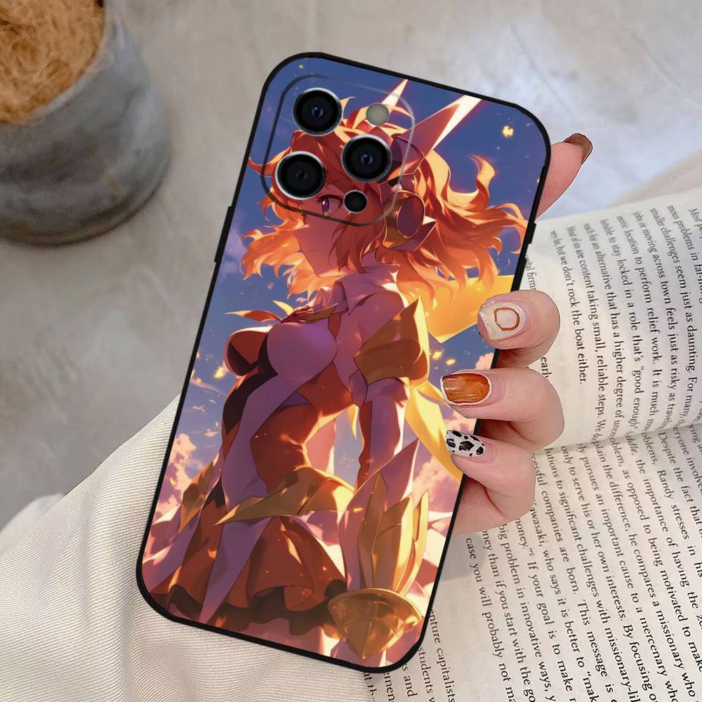 

Senki Zesshou Symphogear Phone Case For iPhone 17,16,15,14,13,12,11 Plus,Pro Max,XS,Soft Silicone Black Cover iPhone13ProMax