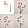 6 Fruits Artificial Pomegranate Branches Realistic Handmade Foam Fruits Branches Plastic Simulation Pomegranate Fruit