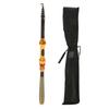 Mini Portable Carbon Retractable Super Hard Sea Fishing Fish Pole Rod (1.8m)