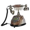 Retro Style Wired Landline Desk Telephone Corded Phone with Backlight Home Office