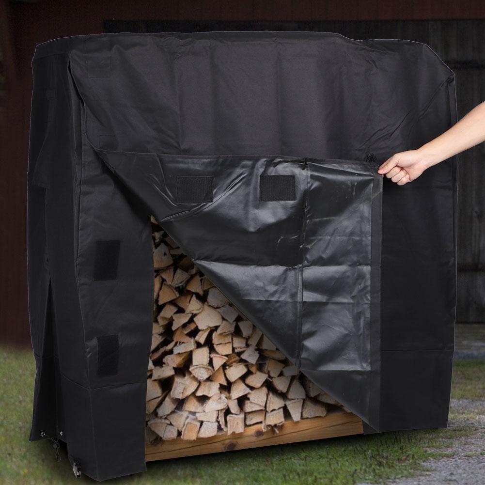 Outdoor Garden Patio Rain Proof Wind Proof Oxford Cloth Firewood Log Cover Protection