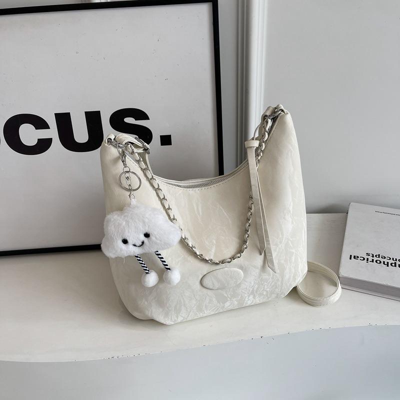 Casual Student Soft Surface Large-capacity Bag Women's New Summer Work Commuter Bag Fashionable Shoulder Messenger Bag