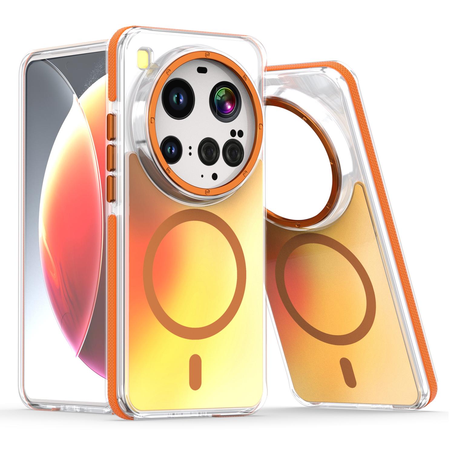 For Xiaomi 15 Ultra Magnetic Case Cute Fluorescent Design TPU Acrylic Phone Back Cover A