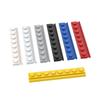 50g/22PCS 6081 Corner 4 Hole Slope Curved 2x4x1 1/3 with Top Building Blocks Moc Compatible with Brick DIY Children Toys