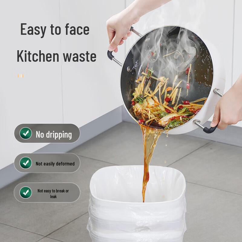 Meiliya Thickened Drawstring Kitchen Garbage Bags