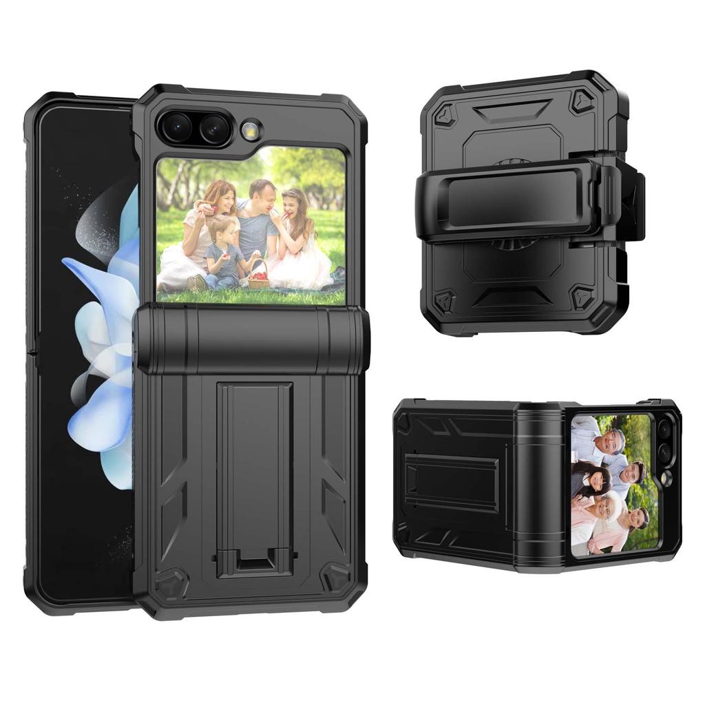 Suitable for Samsung Galaxy Z Flip 5 Mobile Phone Case Foldable Bracket Sturdy Anti Fall Phone Case