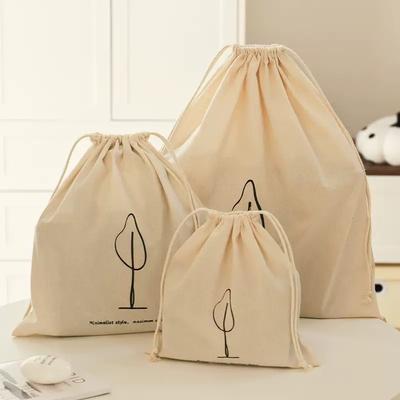 Shoe Bags for Travel Packing Drawstring Sneaker Travel Bags Cotton Cloth Shoe Dust Bags for Storage & Luggage Washable,Reusable
