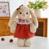 Long-eared Rabbit Plush Toy Skirt-Wearing Doll - Children's Gift