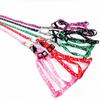 Anti-shock Pet Traction Rope Adjustable Pet Leash Pet Bone Printing Harness Leash  Walking Training