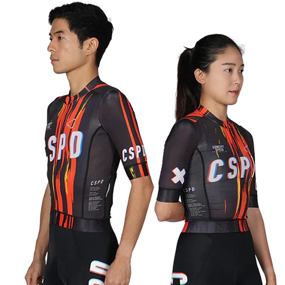 2024 CSPD Wirtual Exile Short-Sleeve Cycling Jersey for Men and Women