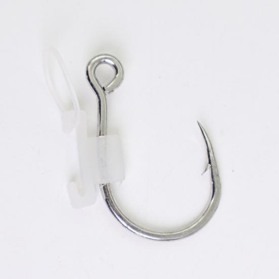 3/5/10/20Pcs Luminous Live Shrimp Fixing Hook Glow-in-the-dark Fishhook with Barbed Offset Saltwater Bass Fishing Hook Fishing Accessories
