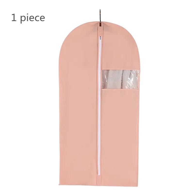 Dust-proof Cover for Suit Non-woven Cloth Visible Transparent Window Clothing Dust Proof Jacket Cover Clothes Bag Protection Bag