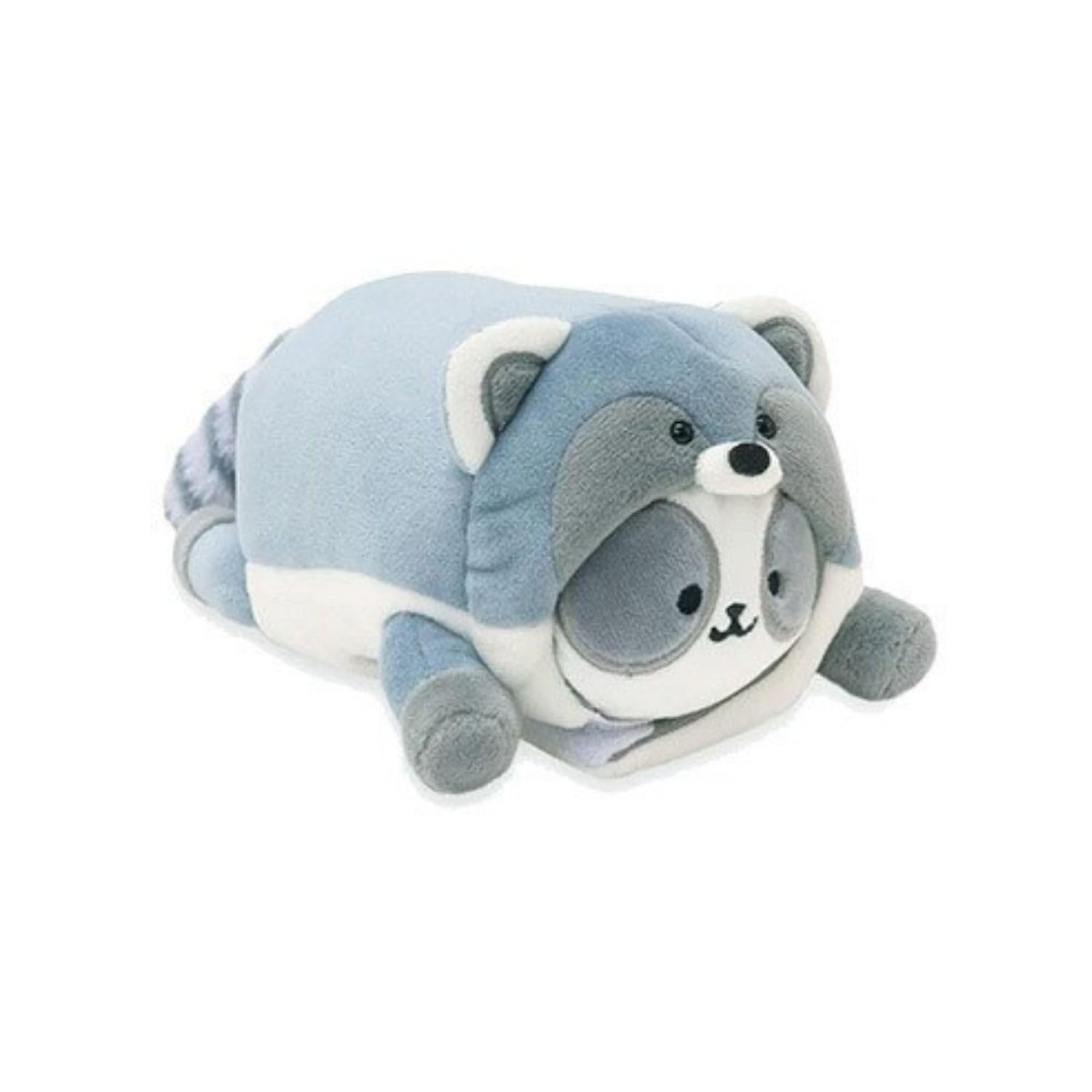 IRISRAIN ANIROLLZ Plush Toy, Small Size, Autumn Series, Raccoon & Panda, 14x11x21cm, ANI-PD-PB8-3