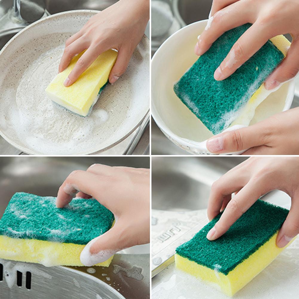 10/20/30/40Pcs Dishwashing Kitchen Nano Emery Magic Clean Rub Pot Rust Focal Stains Sponge Removing Kit Cleaning Brush Sponges