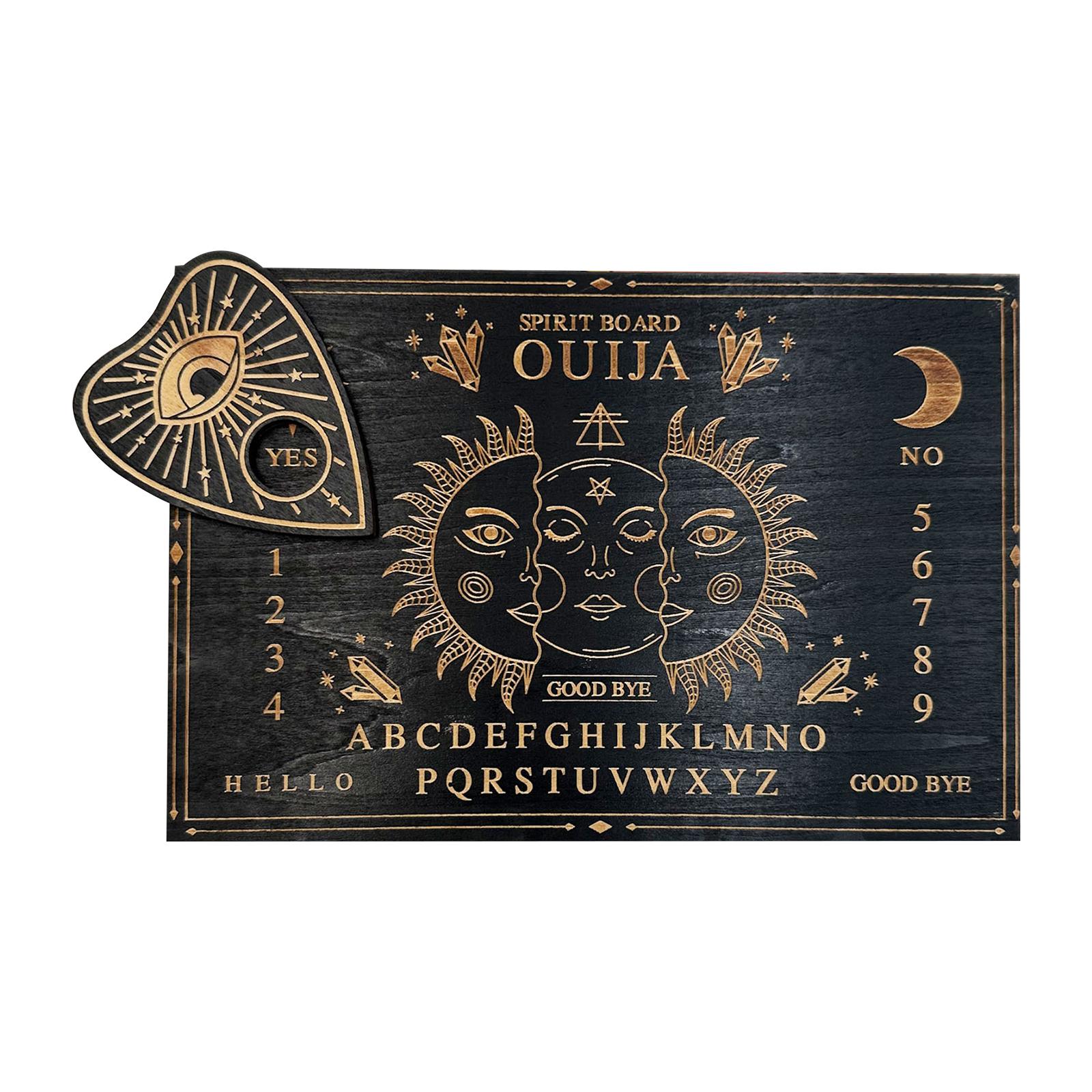 Divination Dowsing Board Metaphysical Message Board Witchcraft Wood Wiccan Decision Making Board Wood Pendulum Board