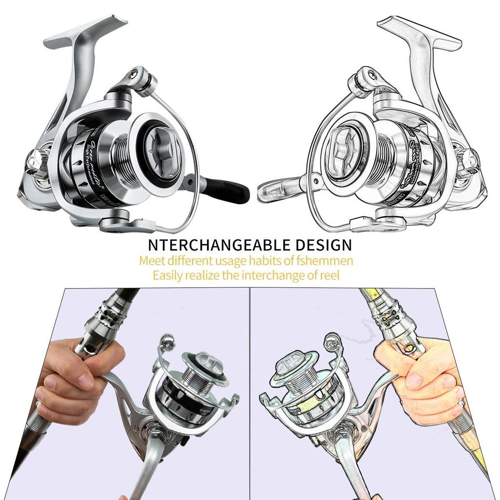 Ensemble de matériel de pêche portable télescopique 5.2:Moulinet à rotation à rapport de vitesse 1,8-3 m, canne à pêche, appât, hameçon, ligne, ensemble d'accessoires, adapté à l'été