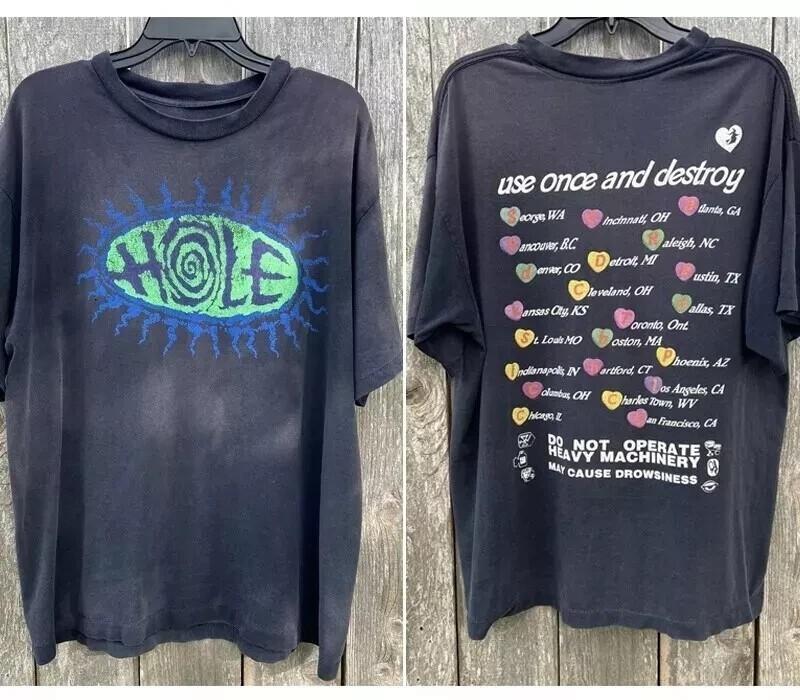 Rare Hole Band 1994 Concert Tour 2 Sided Collection S-5XL Tee S82109 XL