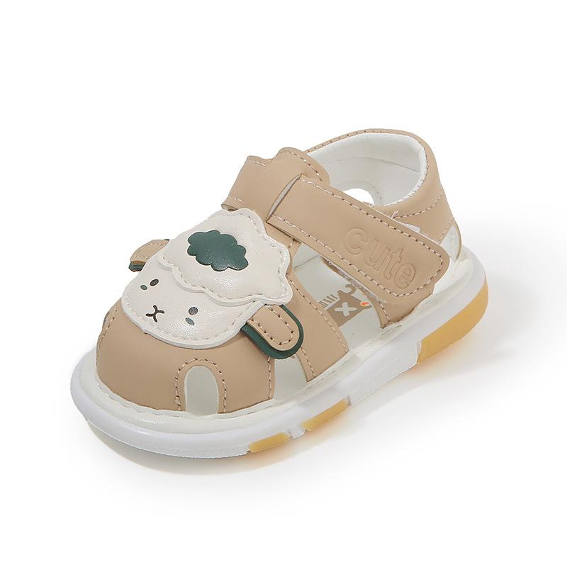 Fashion Girl Shoes Summer New Kid Sandals Soft Soled Baby Shoe Anti Slip Kid Beach Shoes Versatile Walking Shoe Squeaker Shoes