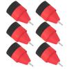 6pcs 6.2mm EVA Sponge Arrowheads Broadheads Tips for Archery Hunting/CS Activities