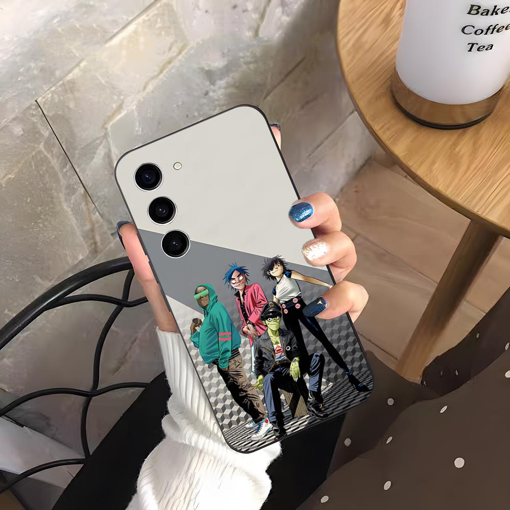 Gorillaz Band Anime Phone Case For Samsung S26 S25 Plus S20 S20 Plus S22 Ultra S23 FE S21 Plus S21 Ultra Soft Cover