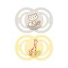 MAM Lollipops Perfect Animals Pacifier - 18+ Months - Silicone - X2 (Model : Rabbit and Strawberries)