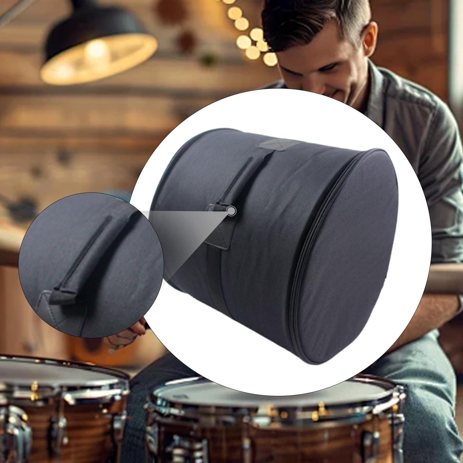 

Чехол для том-бара Пылезащитный с ручкой Толстый мягкий Профессиональный для путешествий Чехол для переноски 8inch