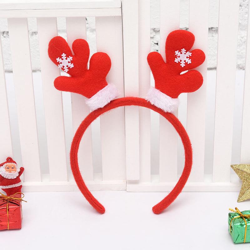 Светящийся рождественский ободок с рогами для детей и взрослых