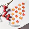 [ Resin Maple Leaves] Resin Two-Color Maple Leaves | DIY Materials, Handmade Nail Art, Jewelry Making, Autumn Accessories