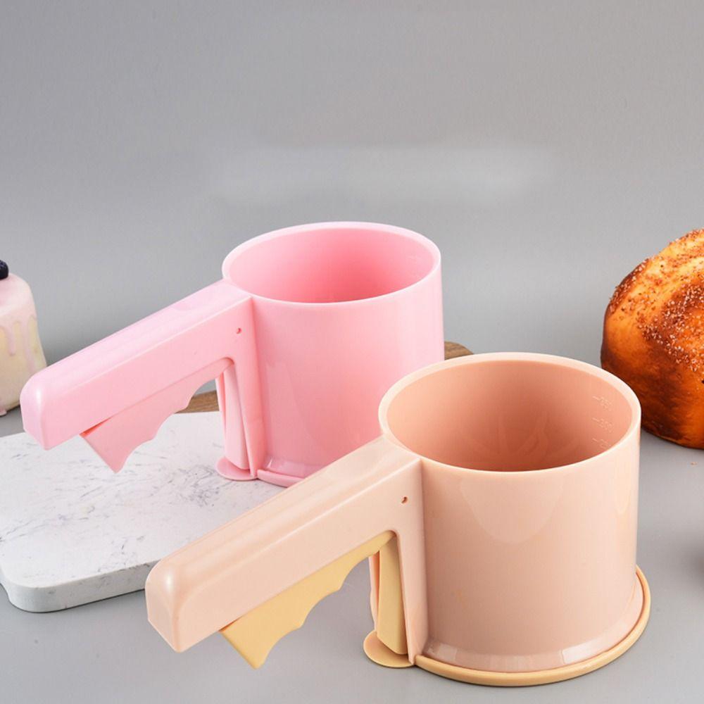 

Manual Handheld Flour Sifter Semi-automatic Baking Sieve Household Flour Filter Sugar Powder оранжевый