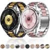 22mm Metal Strap for Huawei Watch GT Runner 2/GT6 5 4 46mm Fashion Wristband for Huawei Watch GT6 Pro/Amazfit Active Max/Bip 6 5