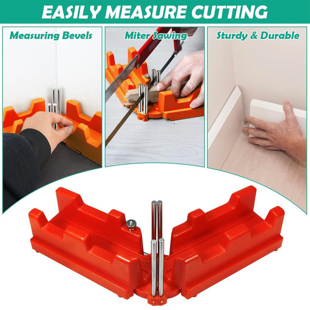 New 2 In 1 Miter Measuring Angle Sawing Cutting Tool 85-180°Measuing Bevels Measurement Precise Cutting Woodworking Hand Tools